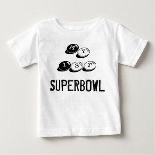 T-shirt Pour Bébé Mon premier superbowl