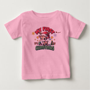 T-shirt Pour Bébé Mon premier T-shirt bébé de Noël