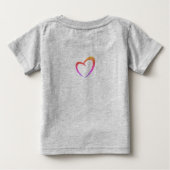 T-shirt Pour Bébé Mon PREMIER VALENTIN Bébé Éléphant Tout-Petit (Dos)