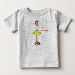 T-shirt Pour Bébé Mon premier vêtement de bébé de Noël