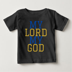 T-shirt Pour Bébé Mon Seigneur Mon Dieu Biblique