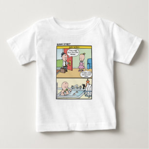 T-shirt Pour Bébé Monde du bébé de la rue ensoleillée