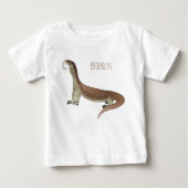 T-shirt Pour Bébé Monitor lizard (Devant)