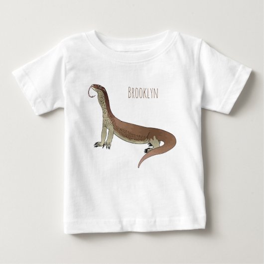 T-shirt Pour Bébé Monitor lizard (Devant)
