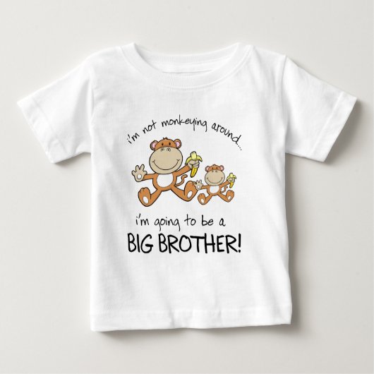 T-shirt Pour Bébé monkee (Devant)
