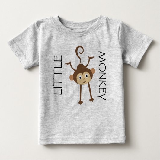 T-shirt Pour Bébé Monkey (Devant)