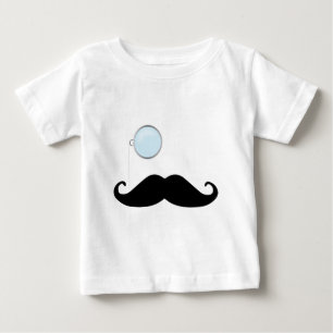 T-shirt Pour Bébé Monocle Moustache