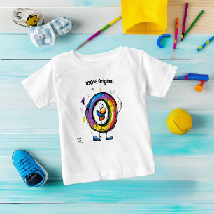 T-shirt Pour Bébé Monogramme coloré O - Conception amusante et perso