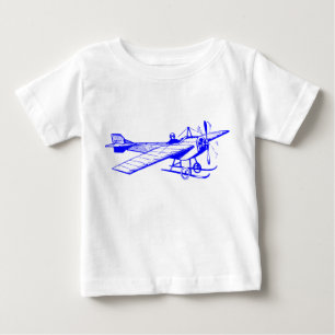 T-shirt Pour Bébé Monoplan Vintage - Bleu