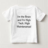 T-shirt Pour Bébé Monsieur Technology Baby Shirt (Dos)