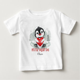 T-shirt Pour Bébé Monsieur Valentine bébé garçon personnalisé