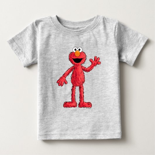 T-shirt Pour Bébé Monster à la fin de cette histoire | Cutie Elmo (Devant)