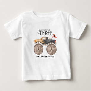 T-shirt Pour Bébé Monstre camion 3ème anniversaire Ne peut pas m'att