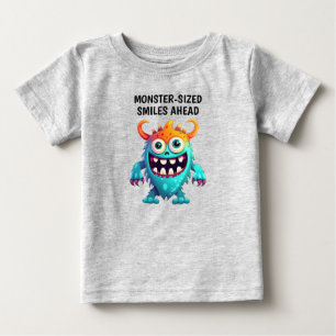 T-shirt Pour Bébé Monstre de dessin
