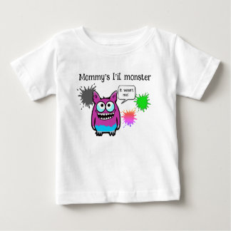 T-shirt Pour Bébé monstre de maman l'il