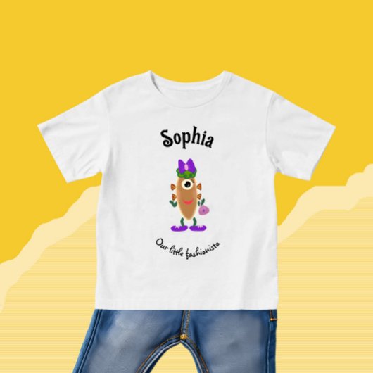 T-shirt Pour Bébé Monstre de pomme de terre