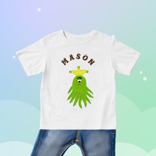 T-shirt Pour Bébé Monstre marin