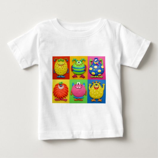 T-shirt Pour Bébé Monstres (Devant)