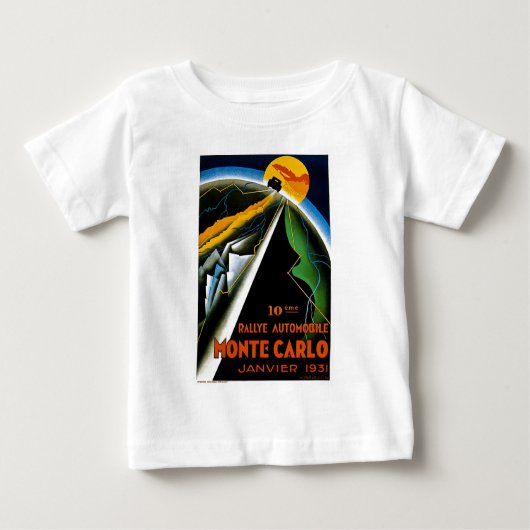 T-shirt Pour Bébé Monte Carlo 1931 (Devant)