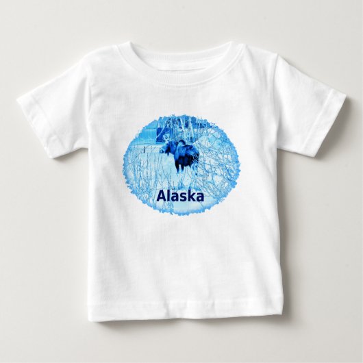 T-shirt Pour Bébé Moose urbaine (Devant)