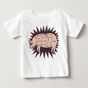 T-shirt Pour Bébé Morceaux de porc