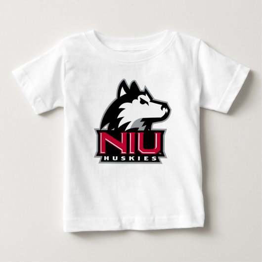 T-shirt Pour Bébé Mot-symbole NIU Huskies (Devant)