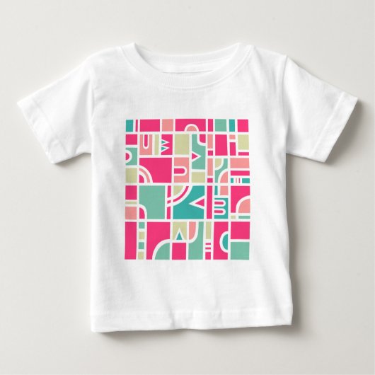 T-shirt Pour Bébé Motif Abstrait 170715 (Devant)