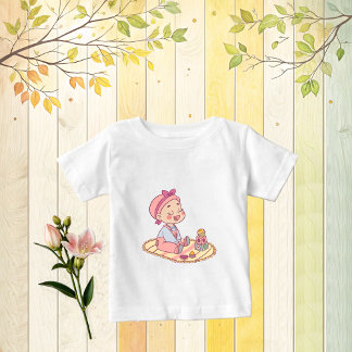 T-shirt Pour Bébé Motif de bébé mignon