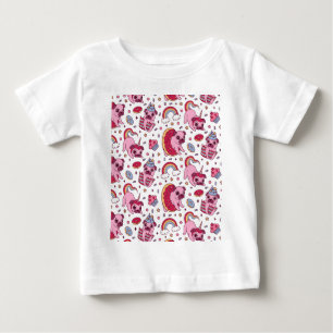 T-shirt Pour Bébé Motif de chien mignon pour les amoureux des chiens