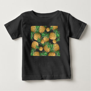 T-shirt Pour Bébé Motif de l'ananas tropical Yummy