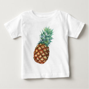 T-shirt Pour Bébé Motif de palmier de jungle à l'aquarelle tropicale