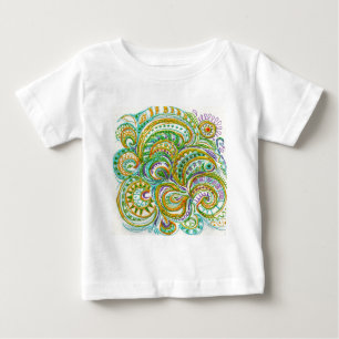 T-shirt Pour Bébé Motif d'Imaginaire d'art populaire