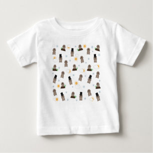 T-shirt Pour Bébé Motif du jour de la marmotte