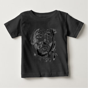 T-shirt Pour Bébé Motivation du croquis en chef indien