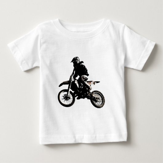 T-shirt Pour Bébé Motocross (Devant)