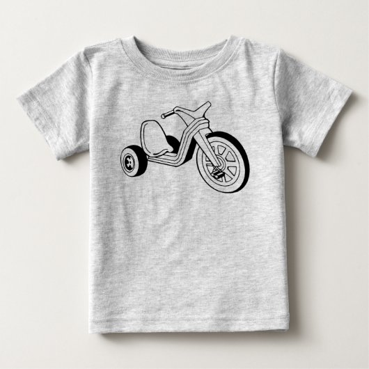 T-shirt Pour Bébé Motocyclette - Bébé (Devant)