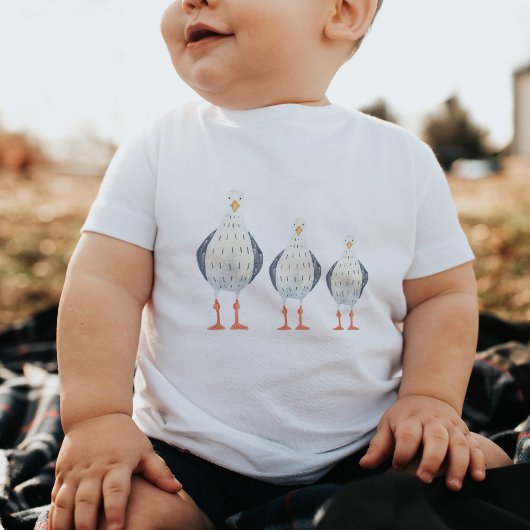 T-shirt Pour Bébé Mouette drôle