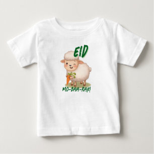 T-shirt Pour Bébé Moutons mignons drôles Vêtements bébé Eid Adha drô