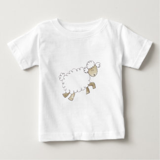 T-shirt Pour Bébé Moutons vintages par des animaux d'asile de fous