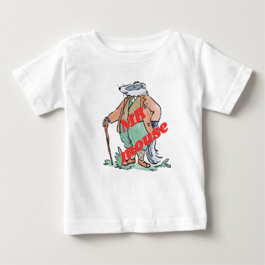 T-shirt Pour Bébé  Mr. Mouse – The Gentle Little Explorer (Devant)
