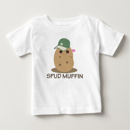 T-shirt Pour Bébé Muffin pud (Devant)