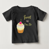 T-shirt Pour Bébé Muffin sucré (Devant)
