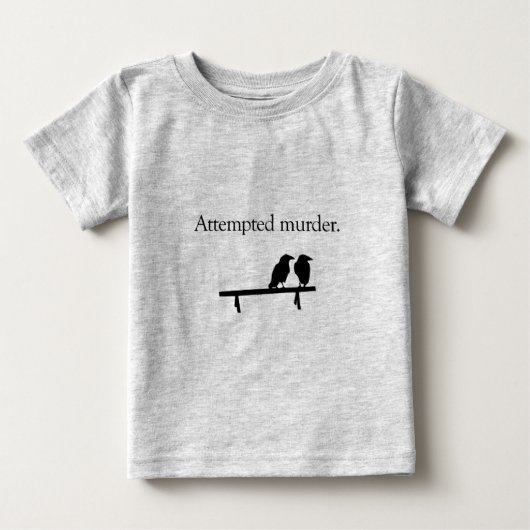 T-shirt Pour Bébé Murder (Devant)