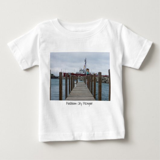 T-shirt Pour Bébé Musée des quais et des brise-glace (Devant)