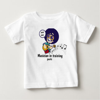 T-shirt Pour Bébé "Musicien en pantalon d'entraînement"