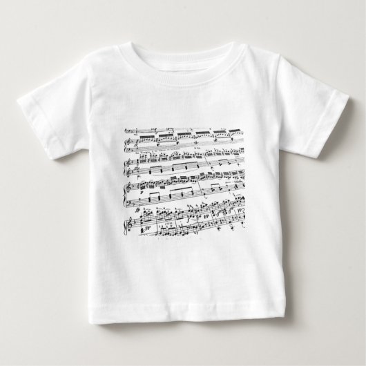 T-shirt Pour Bébé Musique majeure/étudiante/enseignant (Devant)