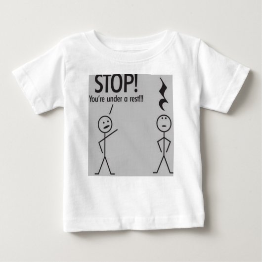 T-shirt Pour Bébé Musiques (Devant)