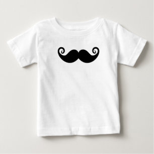 T-shirt Pour Bébé Mustache Mania