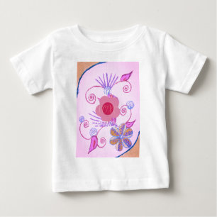 T-shirt Pour Bébé My Little Princess : Baby Pink Vector Inspirationa