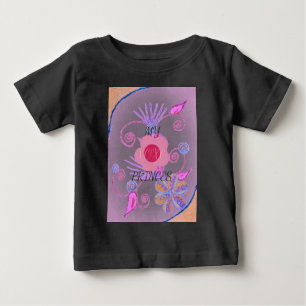 T-shirt Pour Bébé My Little Princess : Baby Pink Vector Inspirationa
